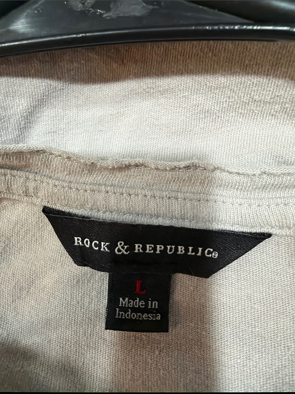 Rock & Republic Short Sleeve Flag Fringe Tee - Blue, Red & White - Picture 2 of 4